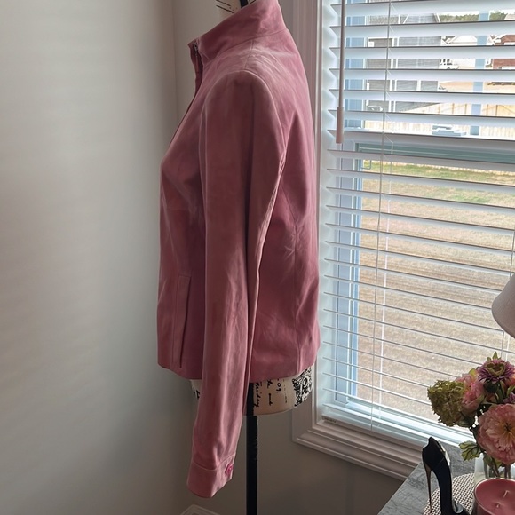 NWT AGNONA Ultra Luxury Genuine Brushed Leather Jacket - Picture 8 of 14